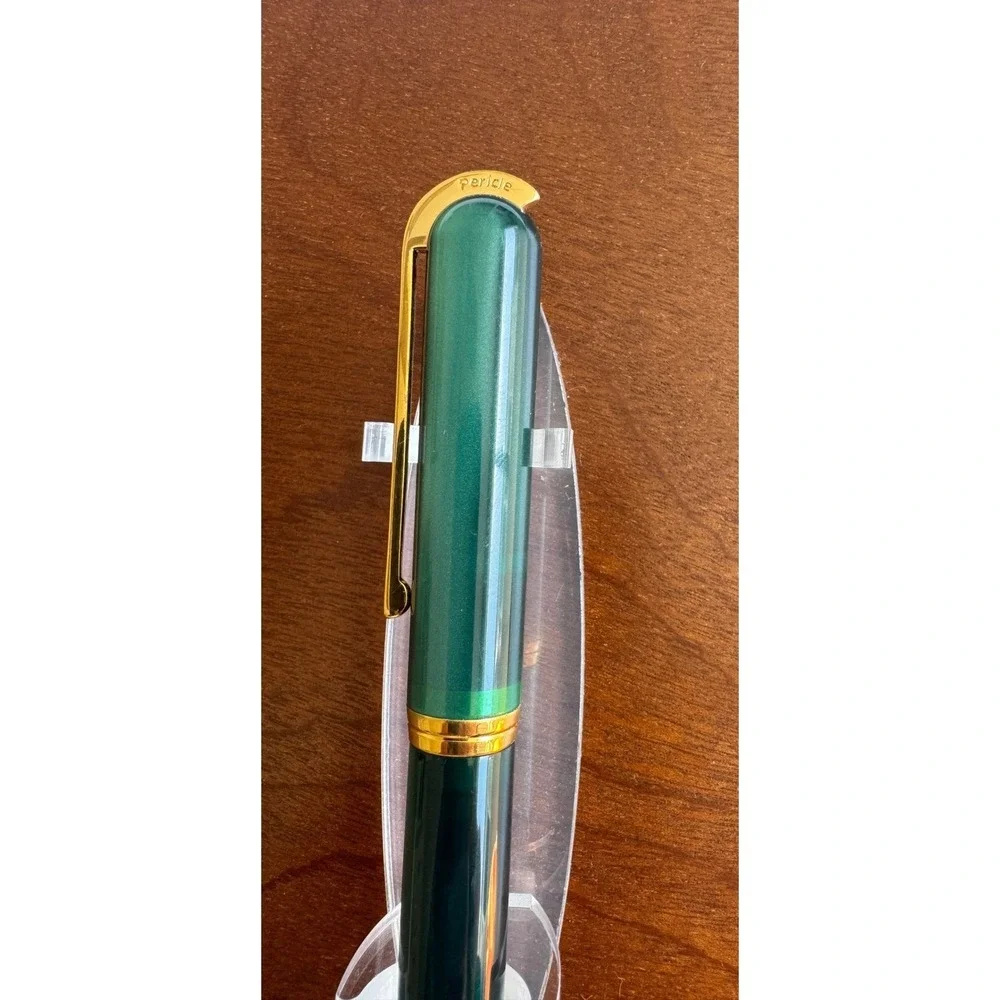 Visconti 1st Edition Green Marble Pericle Rollerball Pen RARE Vintage